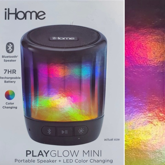 IHome Playglow Mini Bluetooth Portable Speaker - Picture 8 of 9